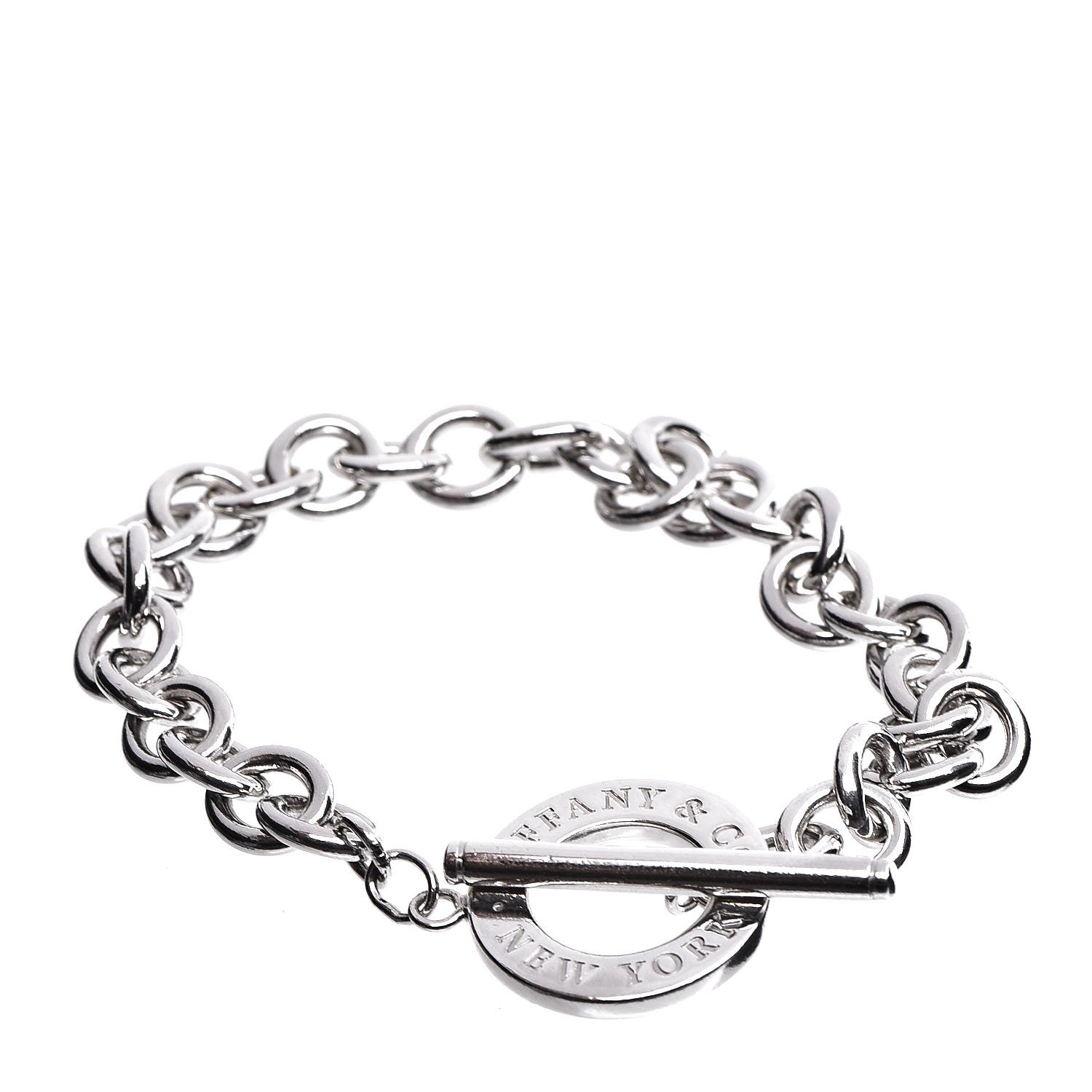 Tiffany Sterling Silver Toggle Bracelet 1 of 6