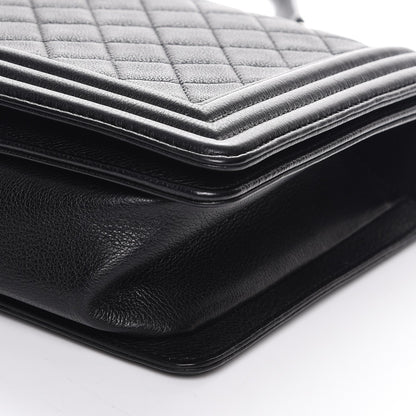 Chanel Calfskin Quilted New Medium Boy Flap Black 9 of 11