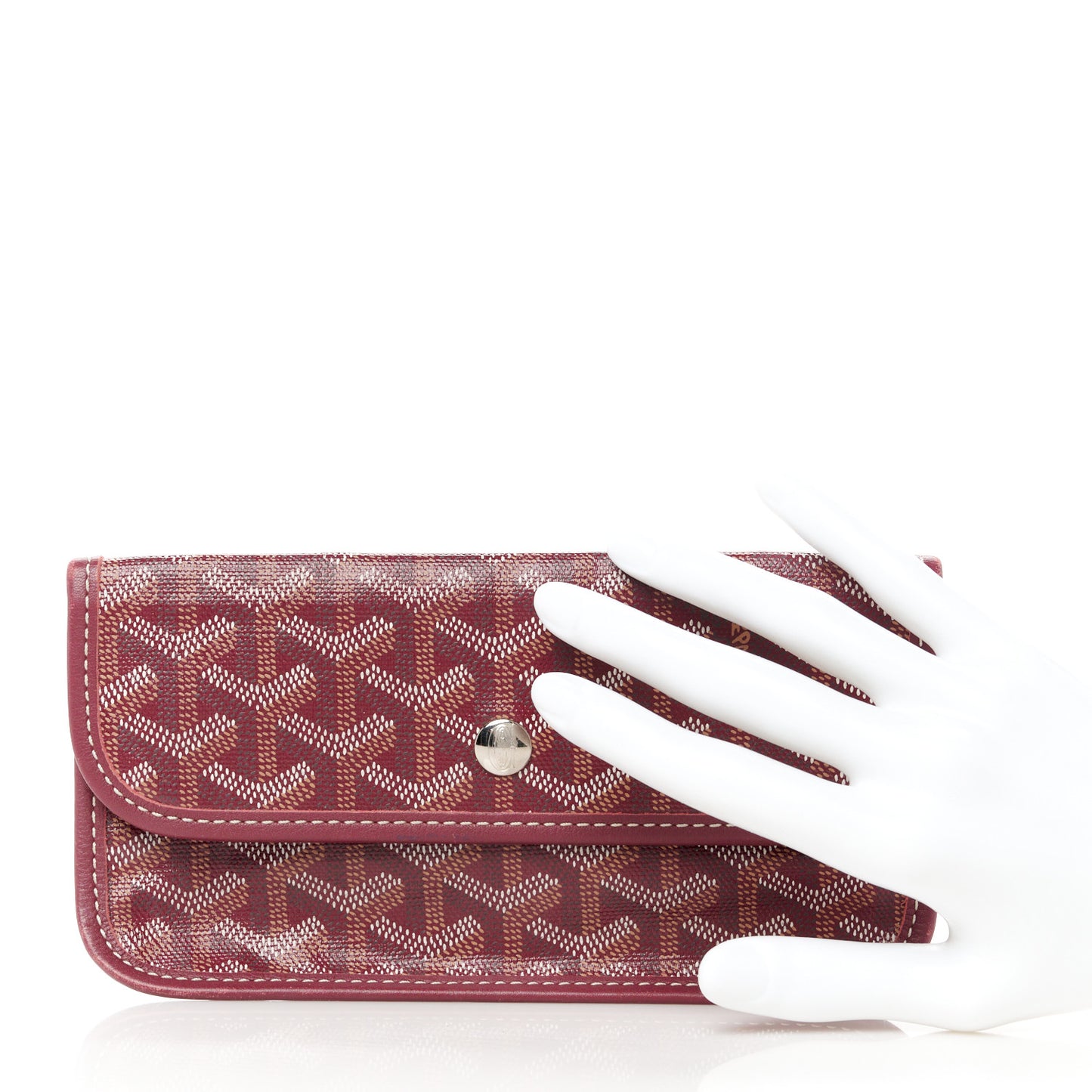 Goyardine Saint Louis Pouch Burgundy