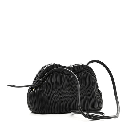 Mansur Gavriel Lambskin Pleated Baci Bag  Black 3 of 9