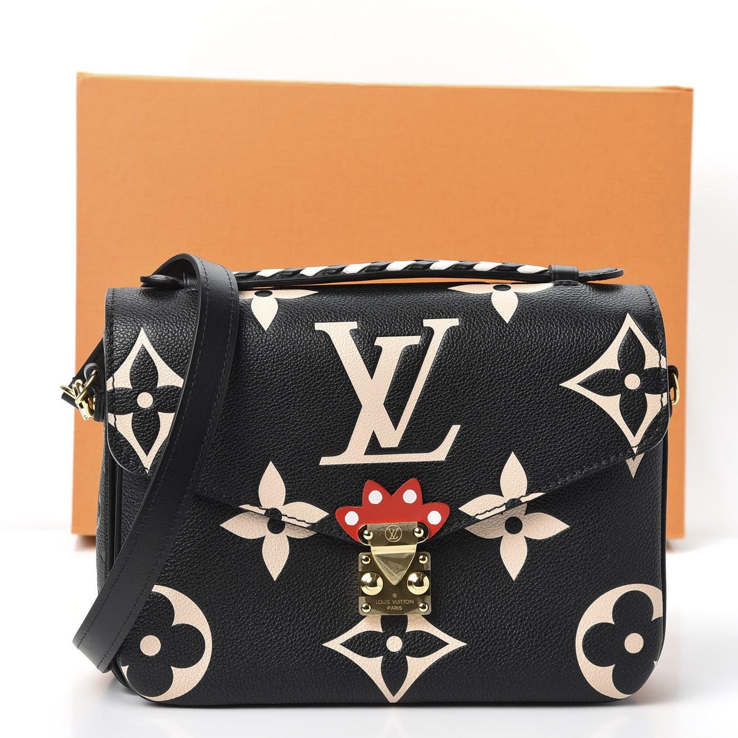 Empreinte Monogram Giant Crafty Pochette Metis Black Creme