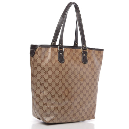 Gucci Crystal Monogram Joy Tote Dark Brown 3 of 13