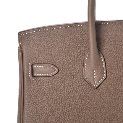 Hermes Togo Birkin 25 Etoupe 12 of 35