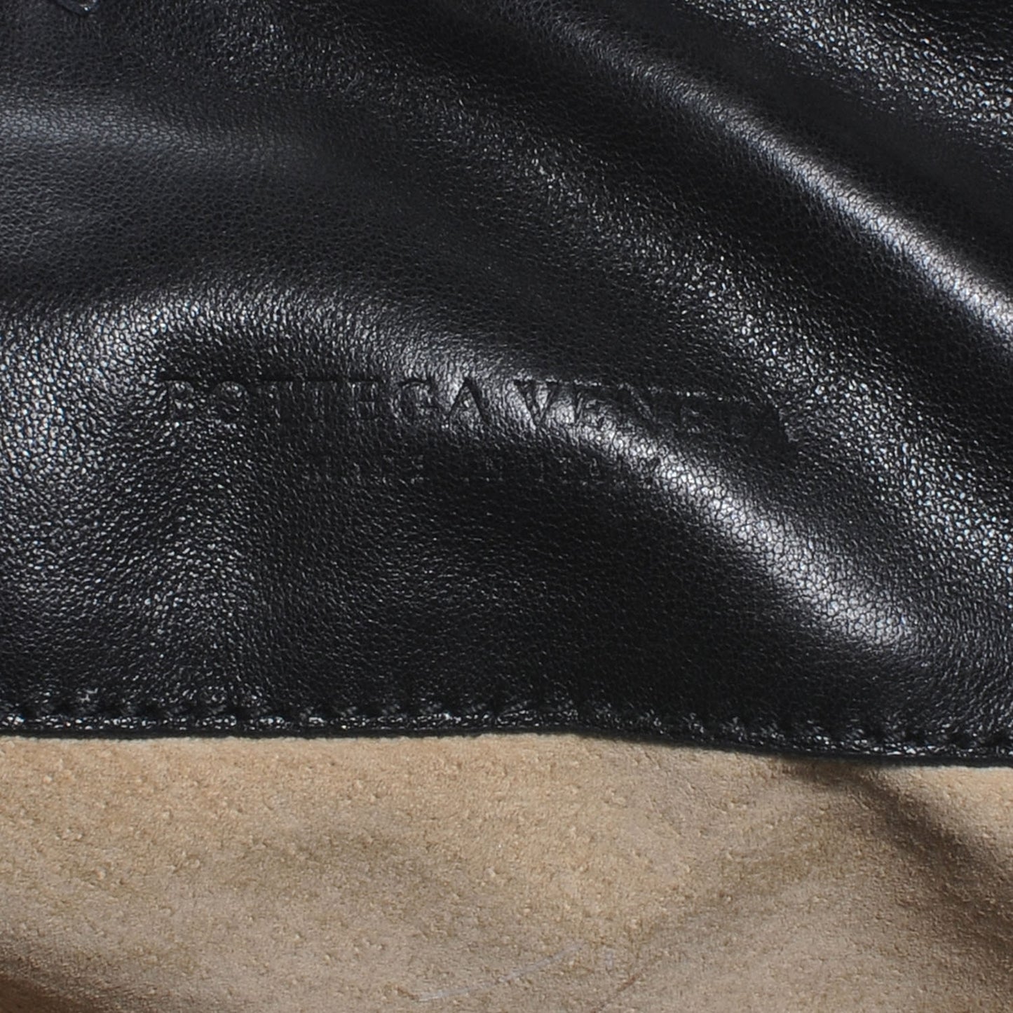 Nappa Intrecciato Flap Bag Nero