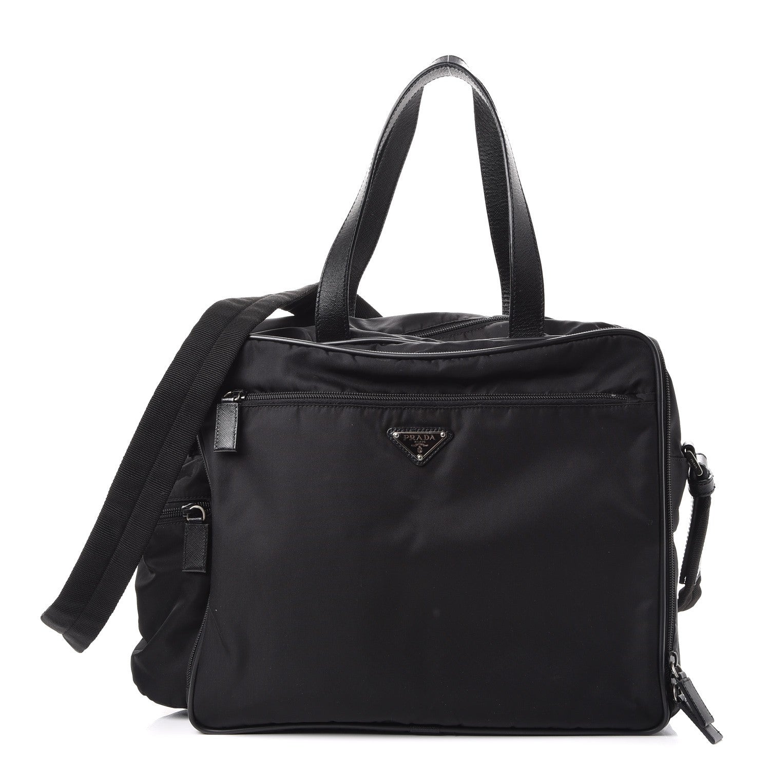 Prada Tessuto Nylon Vela Diaper Bag Black 1 of 9