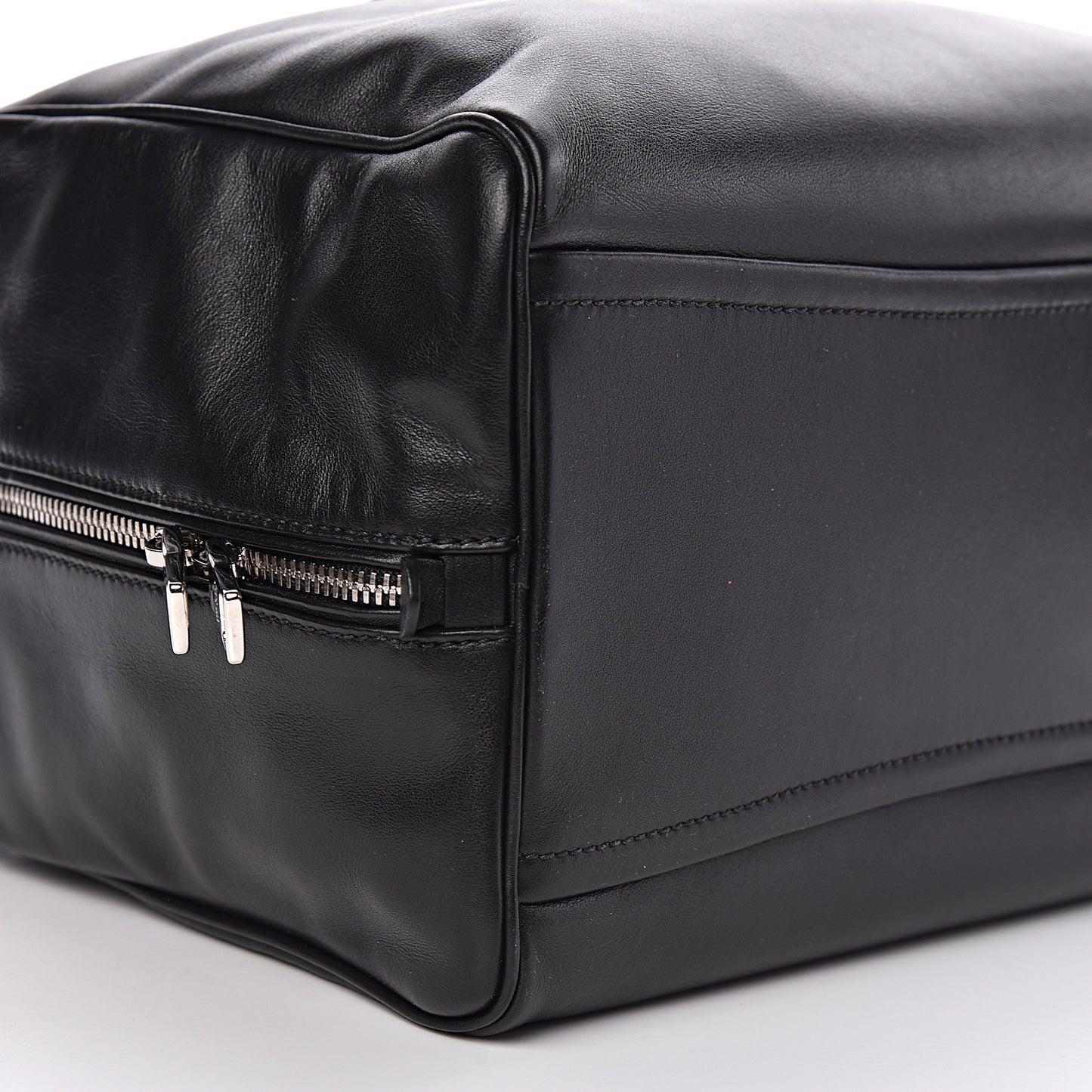 Soft Calf Large Inside Tote Black Mughetto