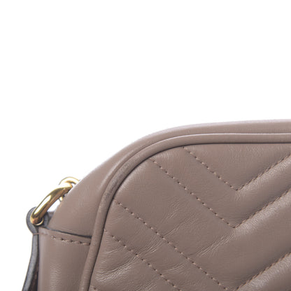 Gucci Calfskin Matelasse Small GG Marmont Chain Shoulder Bag Porcelain Rose 16 of 20