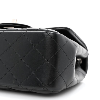 Chanel Lambskin Quilted Mini Square Flap Black 10 of 10