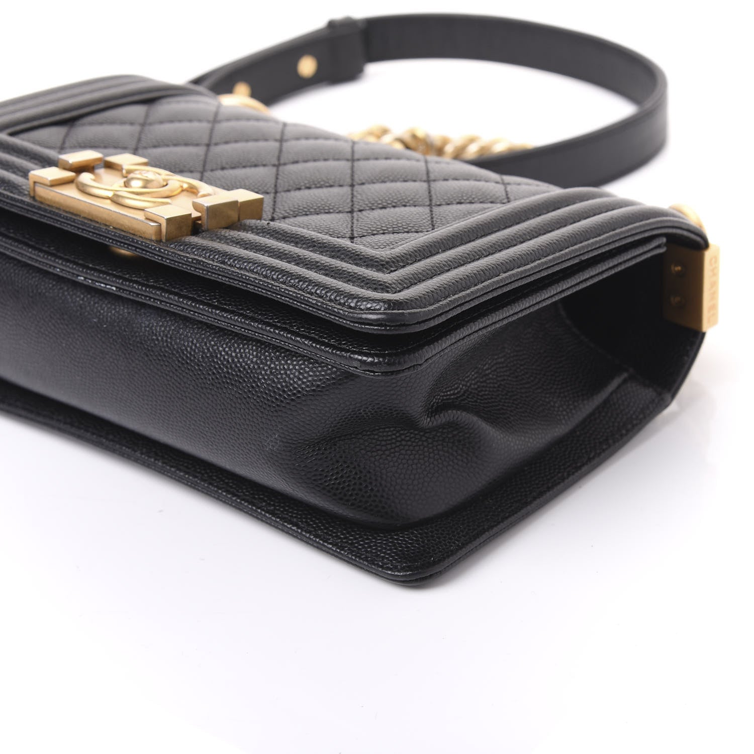 Chanel Caviar Quilted Small Boy Flap Black 9 of 10