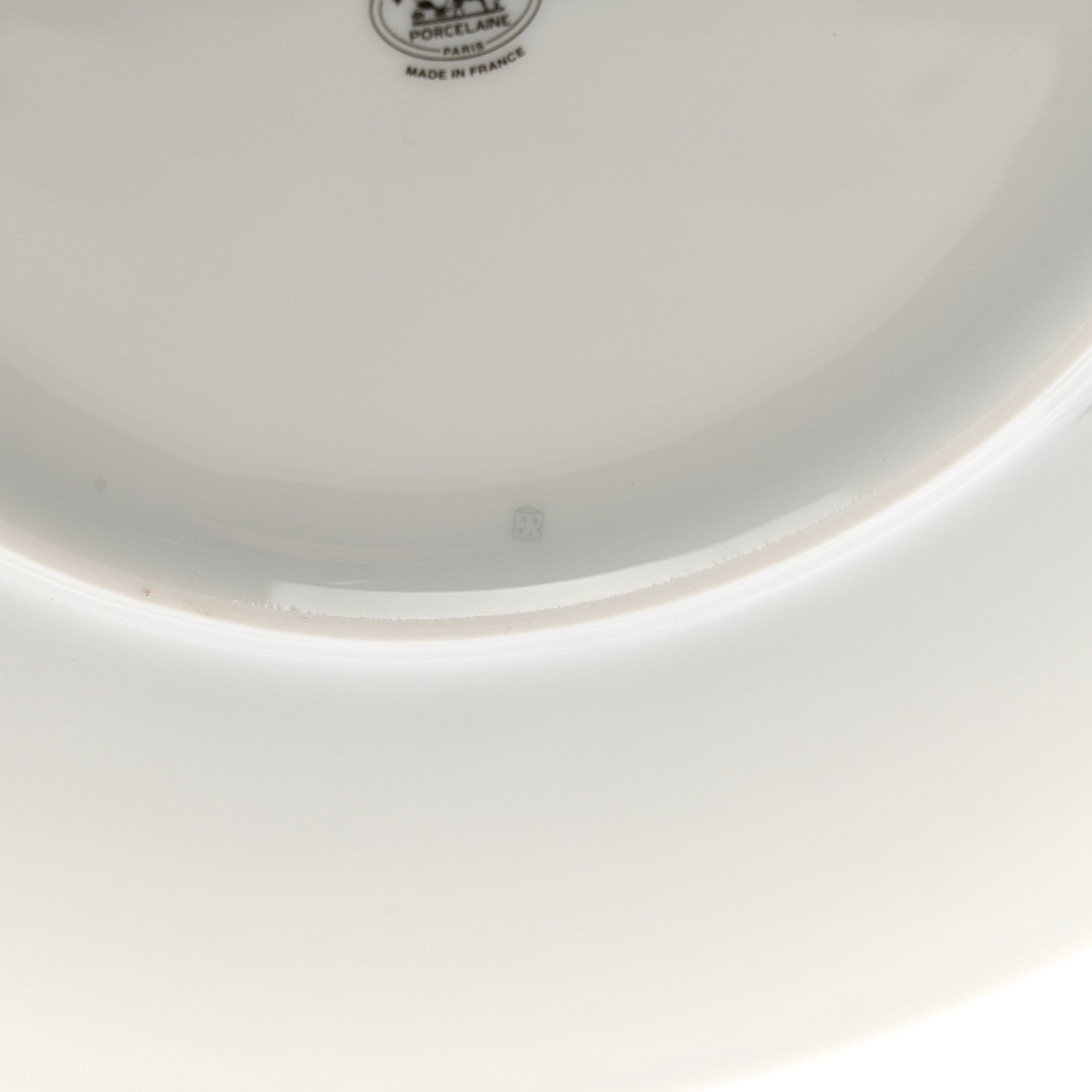 Hermes Porcelain H Deco Dinner Plate Set of 2 Black White 6 of 9