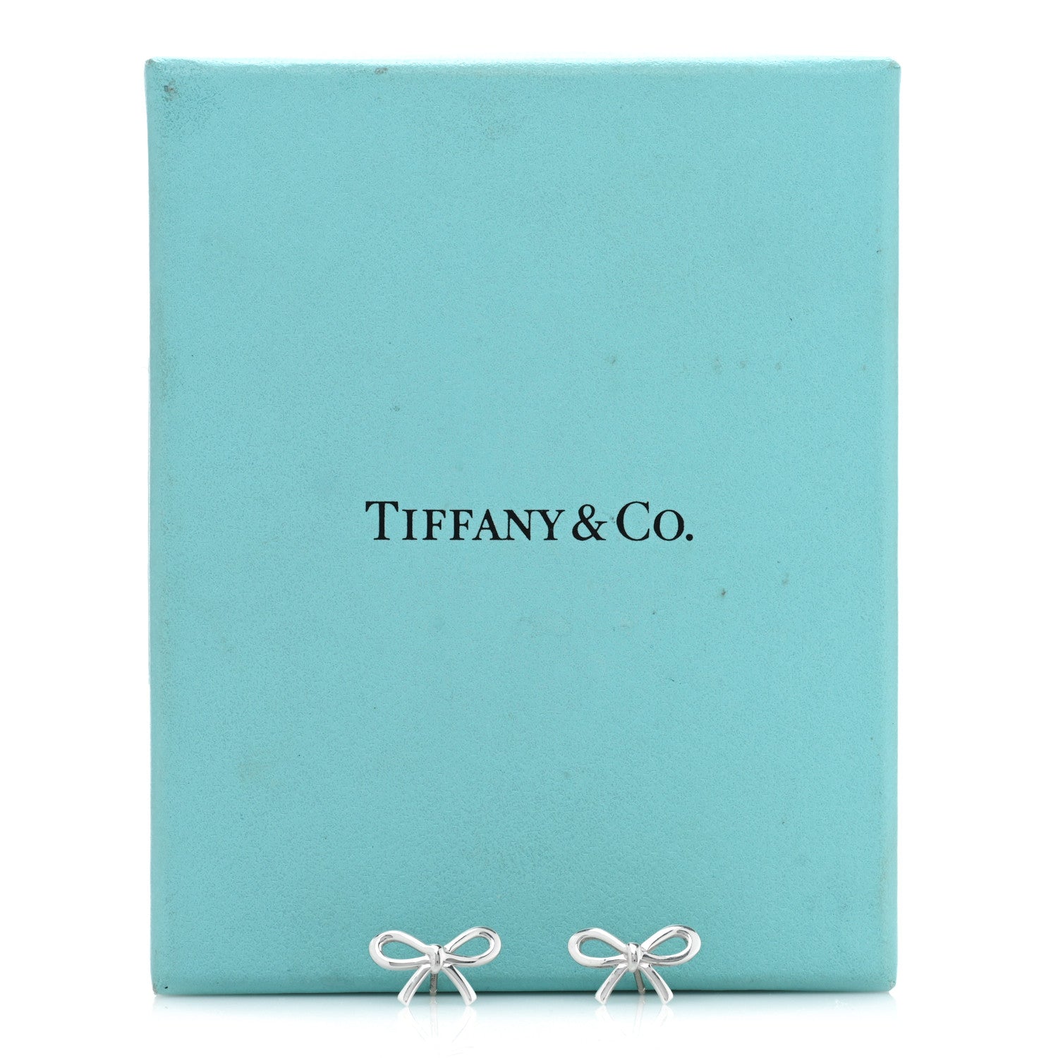 Tiffany Sterling Silver Bow Earrings 5 of 5