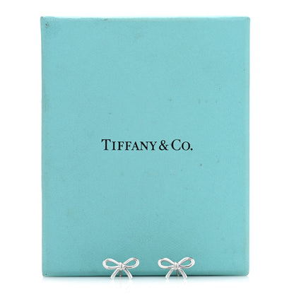 Tiffany Sterling Silver Bow Earrings 5 of 5