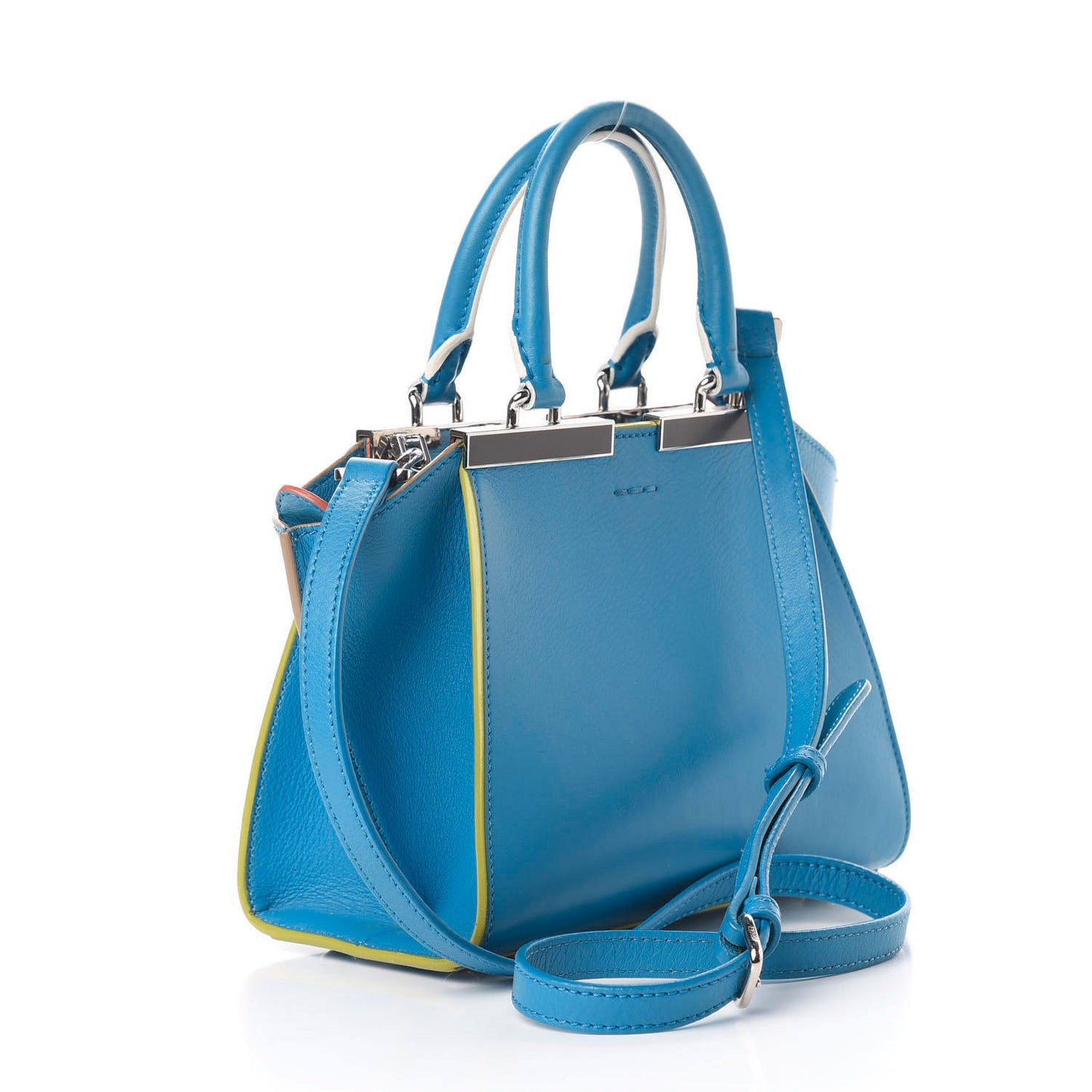 Vitello Dolce Mini 3jours Tote Blue Royal