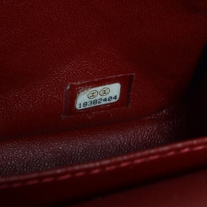 Chanel Caviar Jumbo Double Flap Dark Red 8 of 8