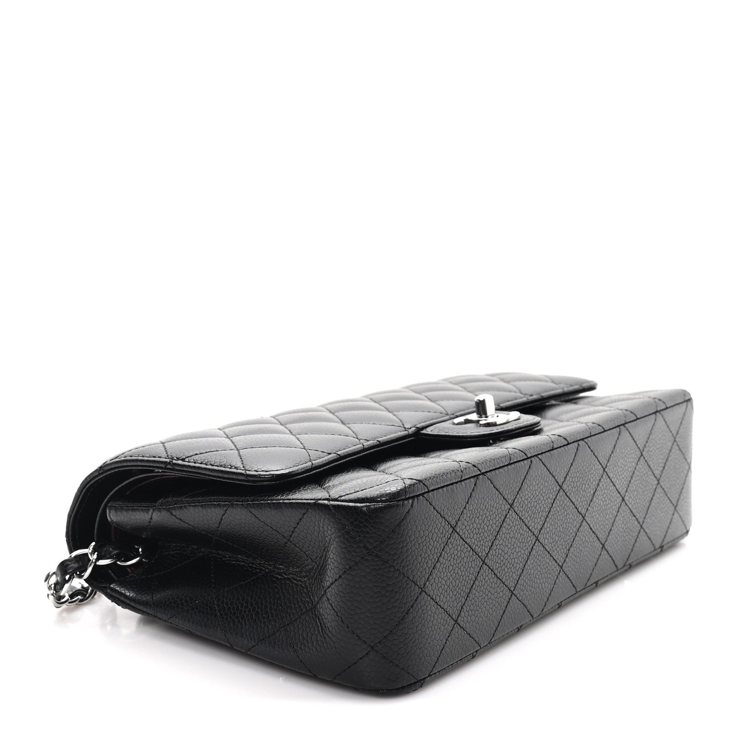 Chanel Caviar Quilted Medium Double Flap Black 4 of 12