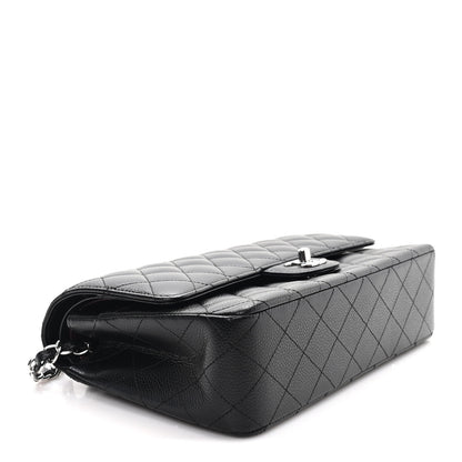 Chanel Caviar Quilted Medium Double Flap Black 4 of 12