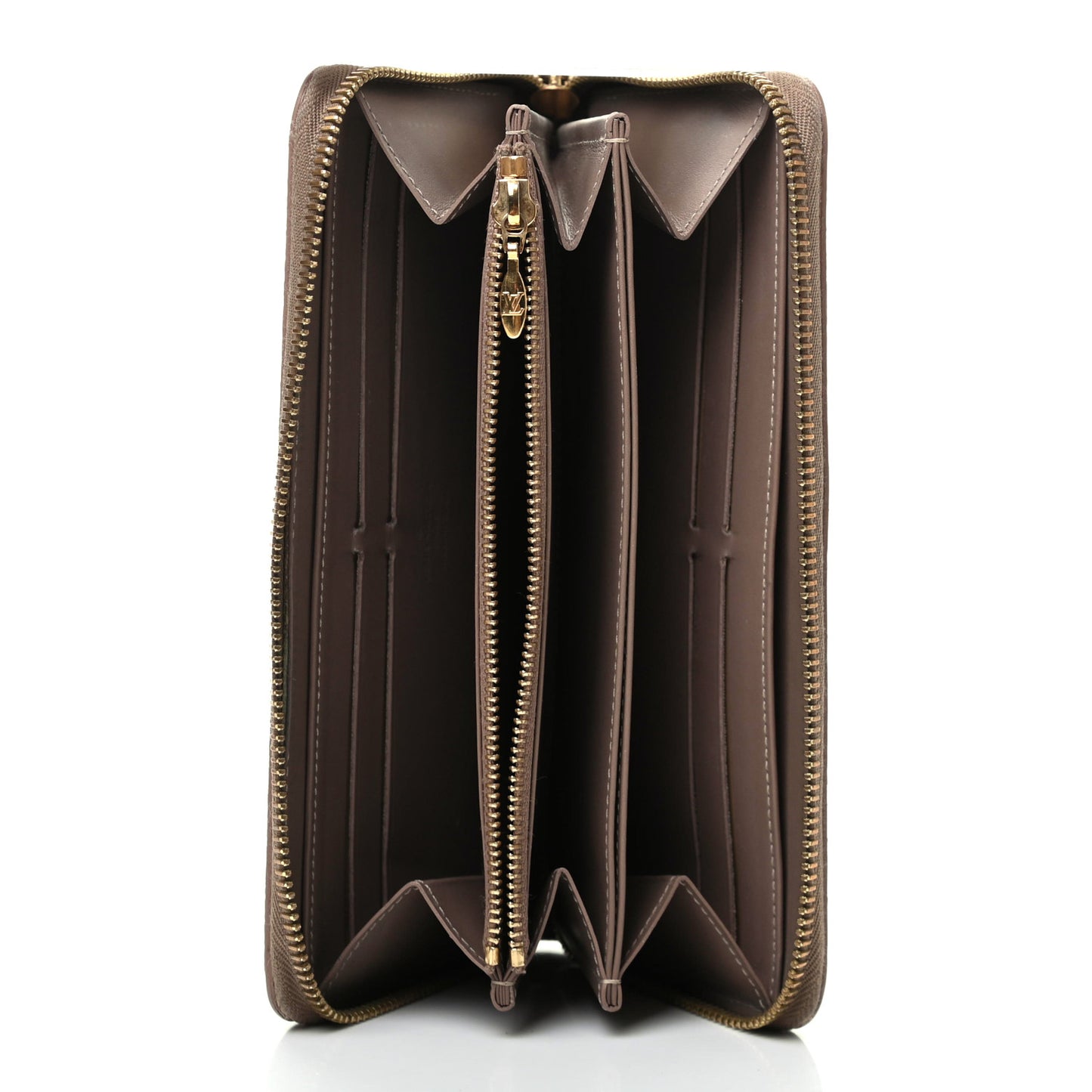 Vernis Zippy Wallet Beige Poudre