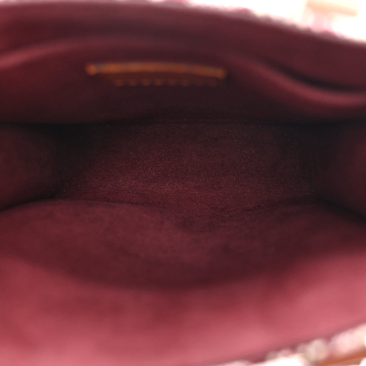 Jacquard Since 1854 Petit Sac Plat Bordeaux