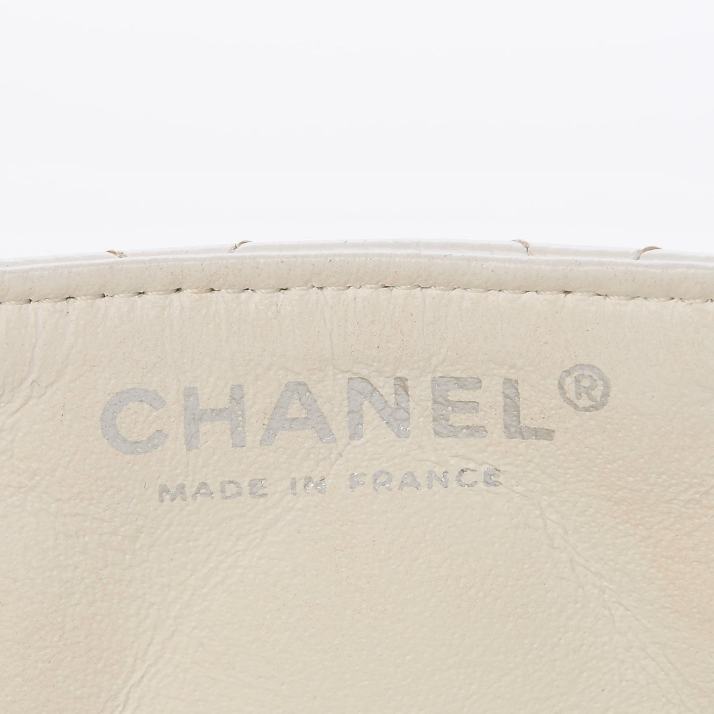 Caviar Quilted East West Flap White