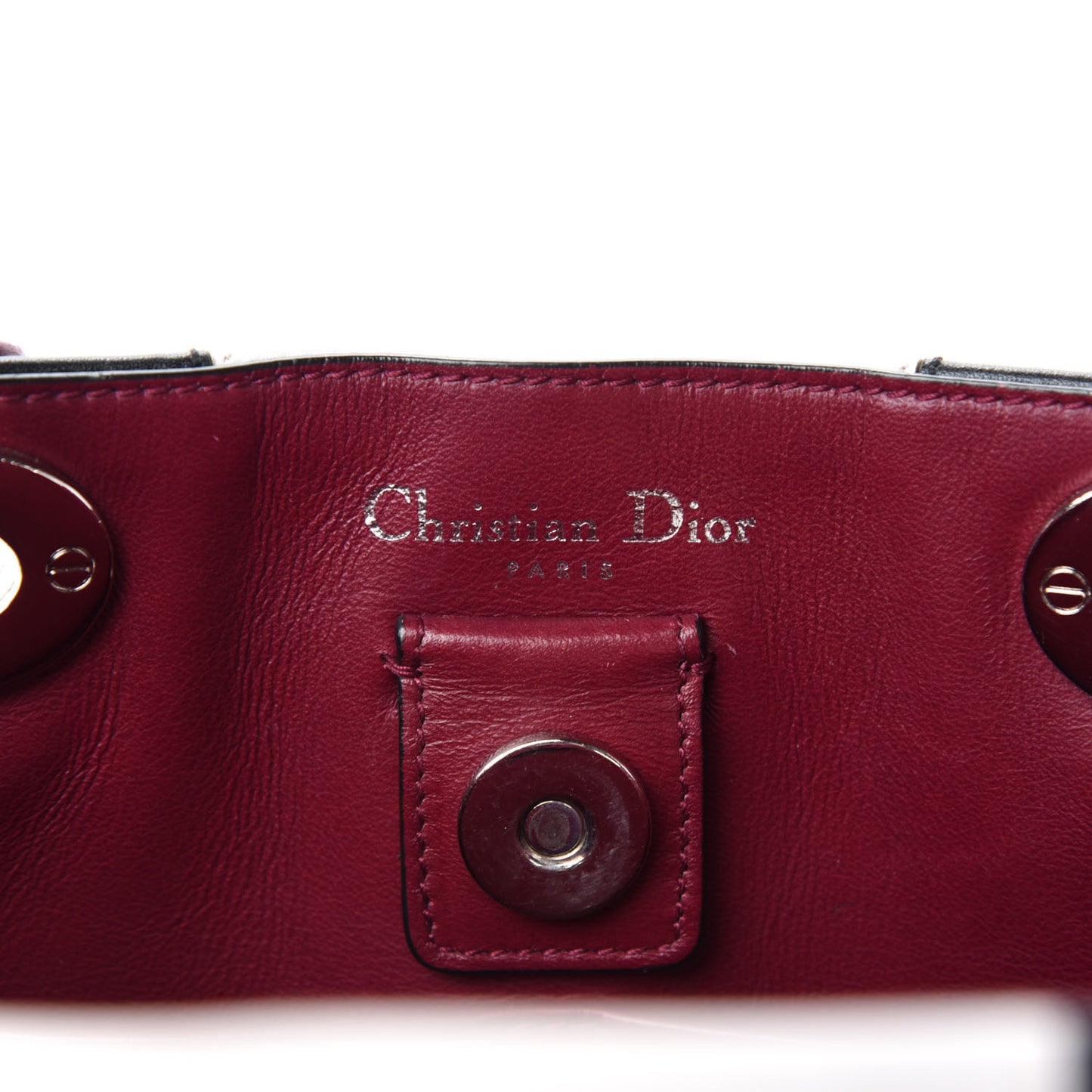 Smooth Calfskin Scalloped Medium Diorissimo Multicolor