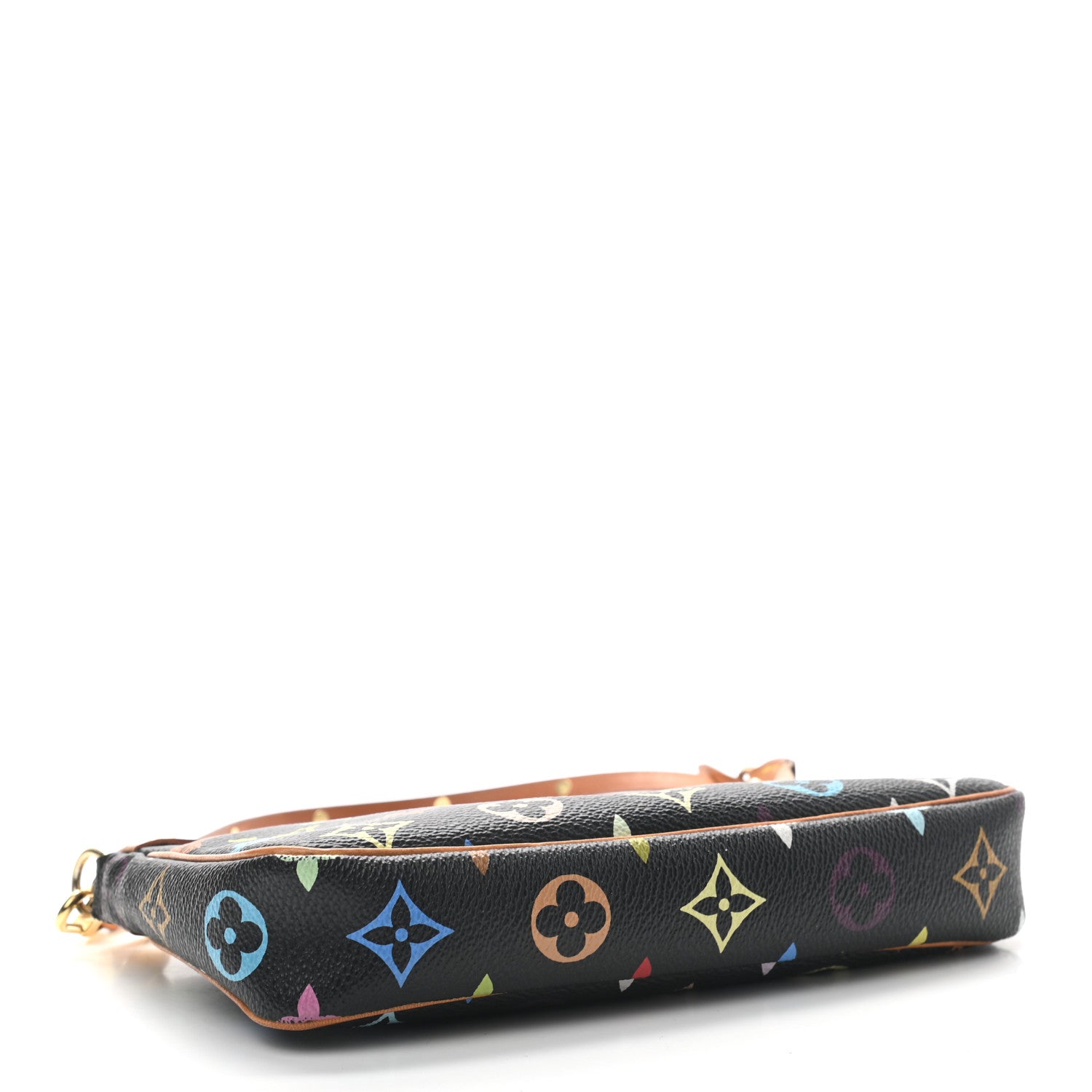 Louis Vuitton Monogram Multicolor Pochette Accessories Black 4 of 9