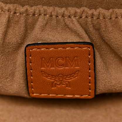 MCM Visetos Rockstar Vanity Case Cognac 6 of 10