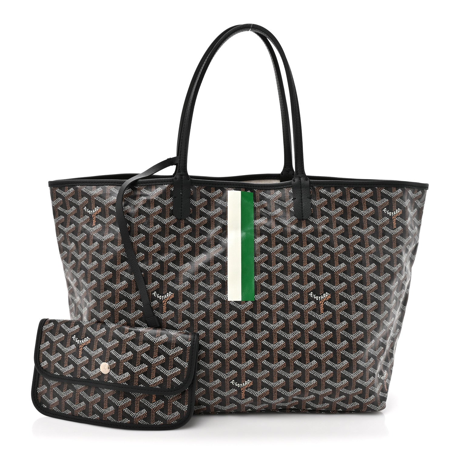 Goyard Goyardine Saint Louis PM Black 1803296 – FASHIONPHILE
