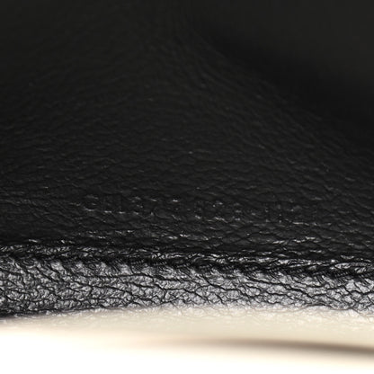 Saint Laurent Grain De Poudre Matelasse Chevron Monogram Chain Wallet Crema Soft 6 of 10