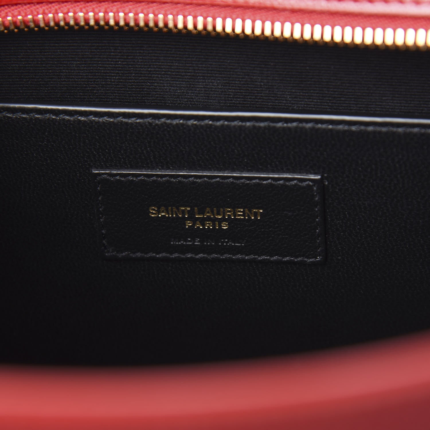 Saint Laurent Grain De Poudre Medium Uptown Tote Rouge Eros 7 of 10