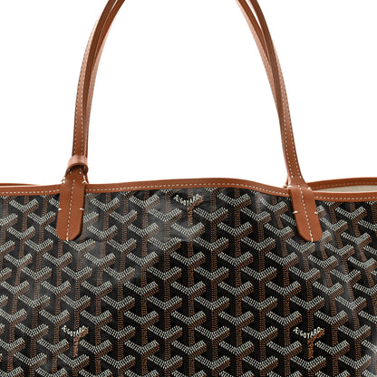 Goyard Goyardine Saint Louis GM Black Gold 9 of 11