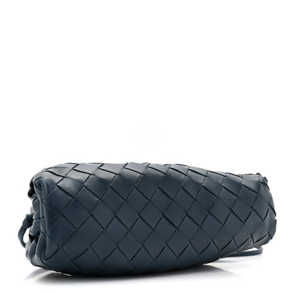 Bottega Veneta Nappa Intrecciato The Mini Pouch Deep Blue 4 of 8