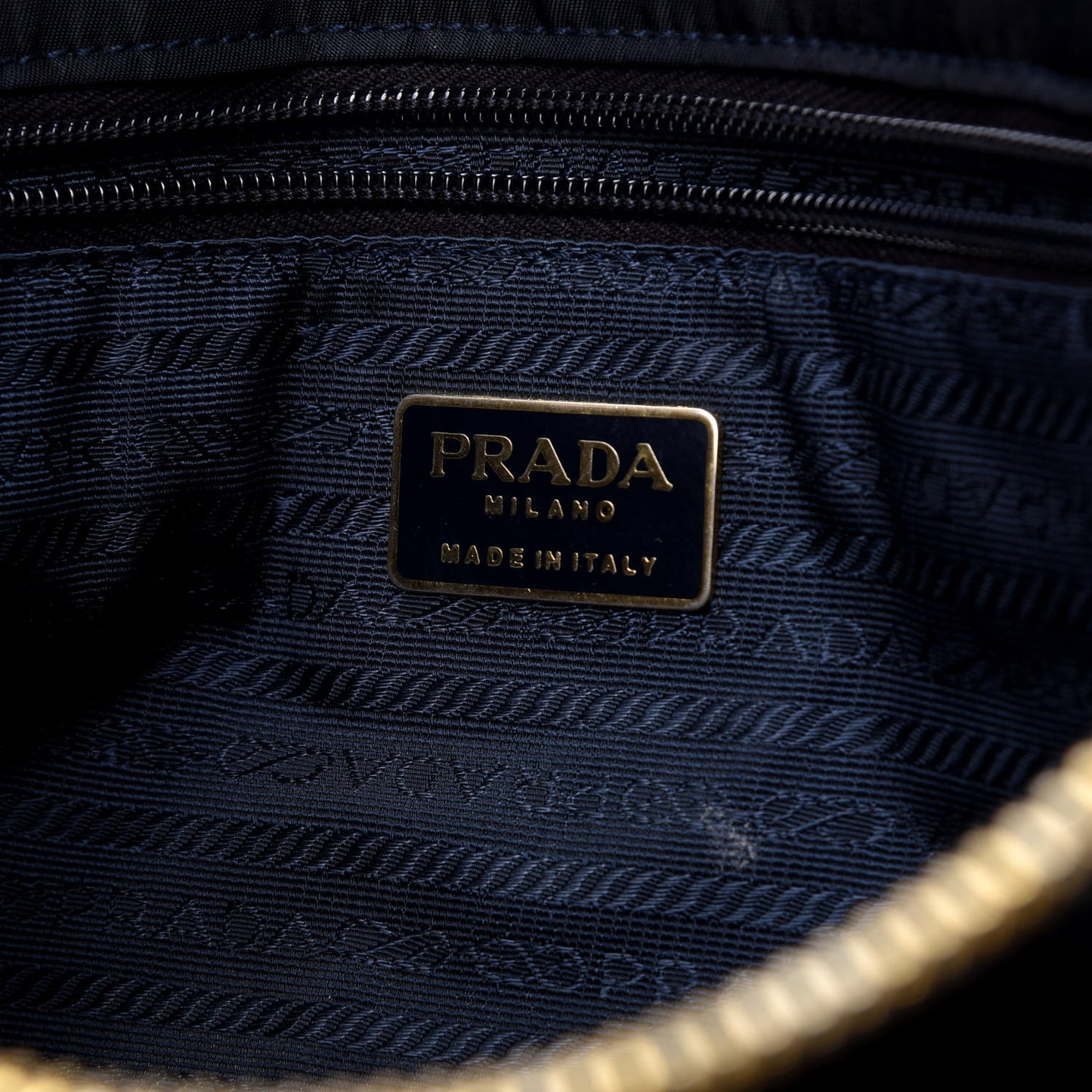 Tessuto Nylon Chain Shoulder Bag Baltico