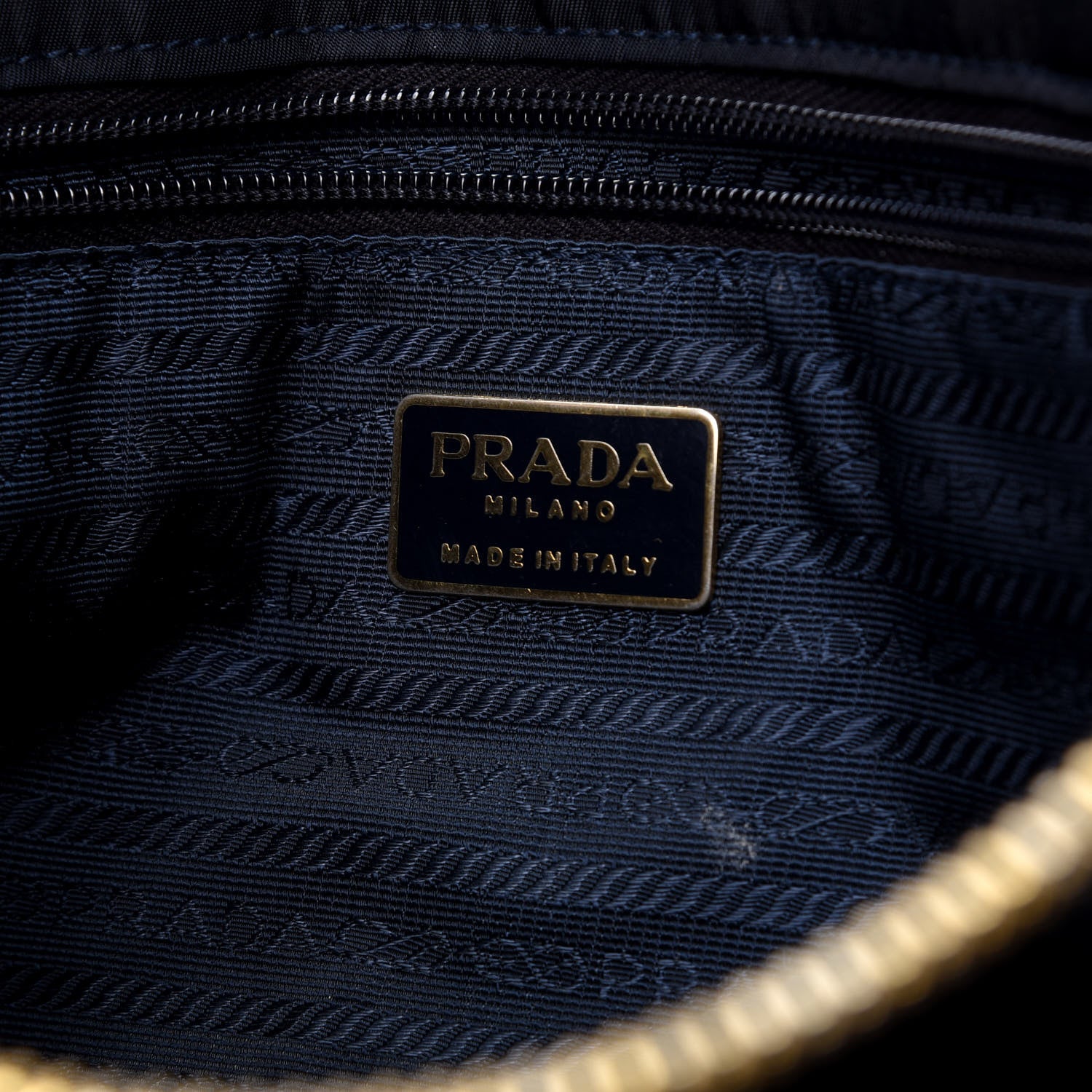 Prada Tessuto Nylon Chain Shoulder Bag Baltico 8 of 12