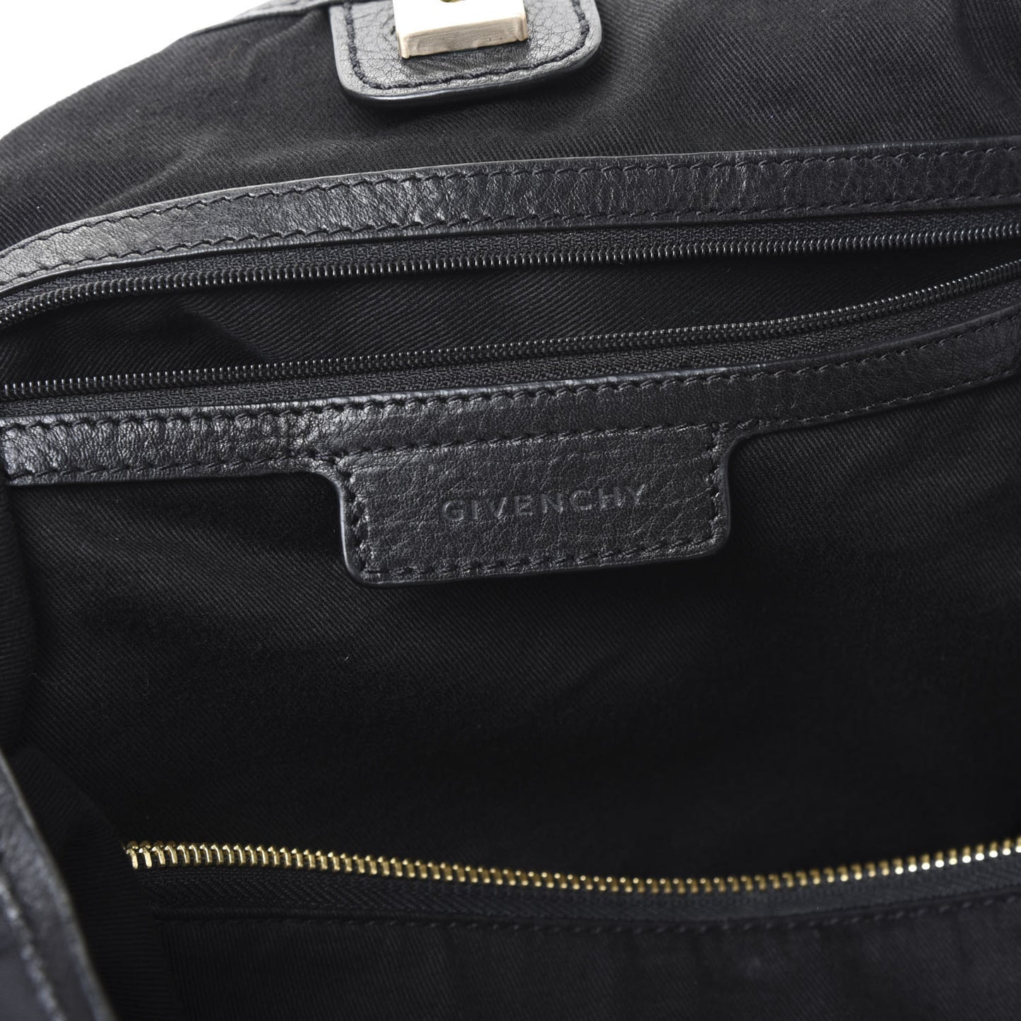 Nylon Studded Shoulder Bag Black