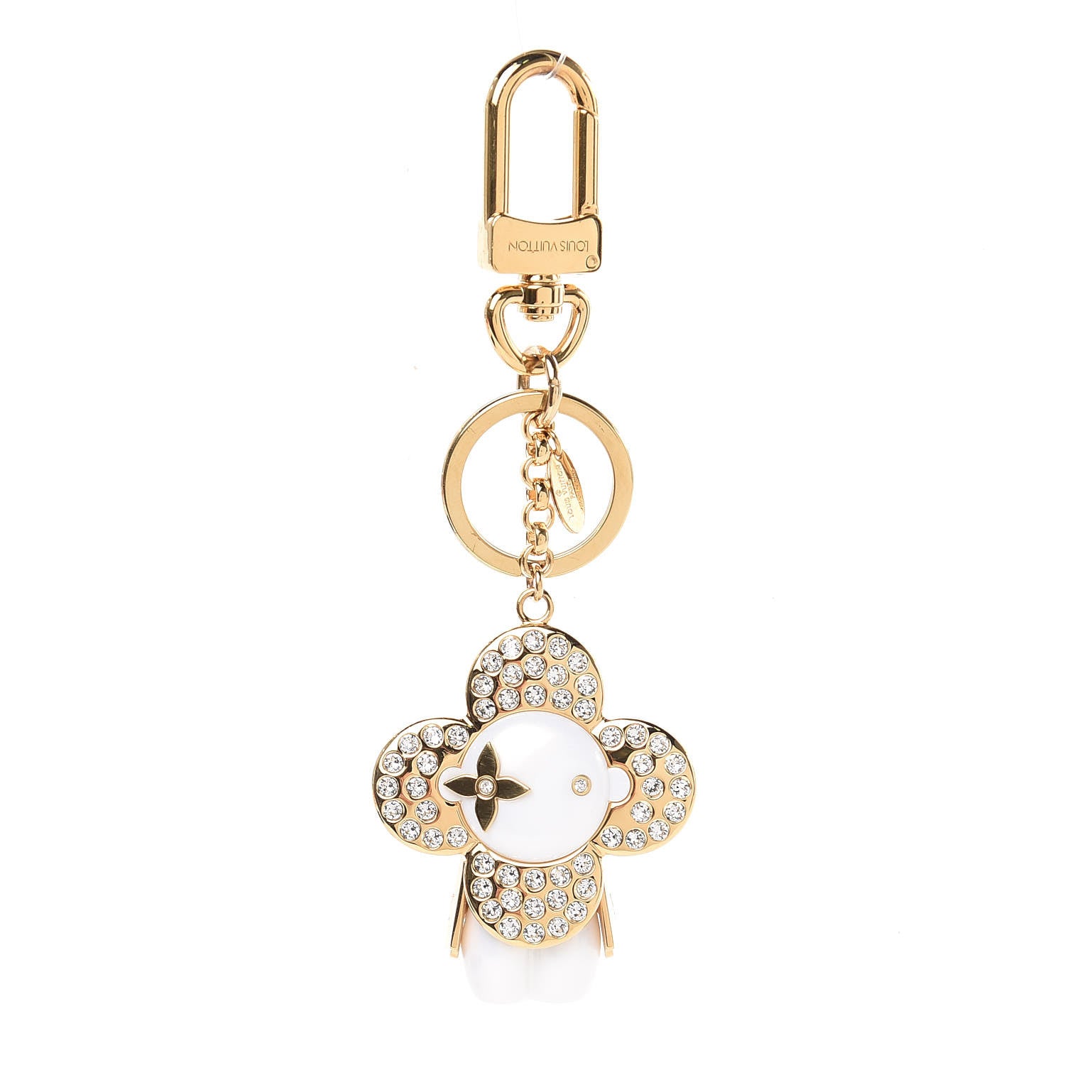 Louis Vuitton Strass Vivienne Winter Bag Charm Key Holder Gold 1 of 3