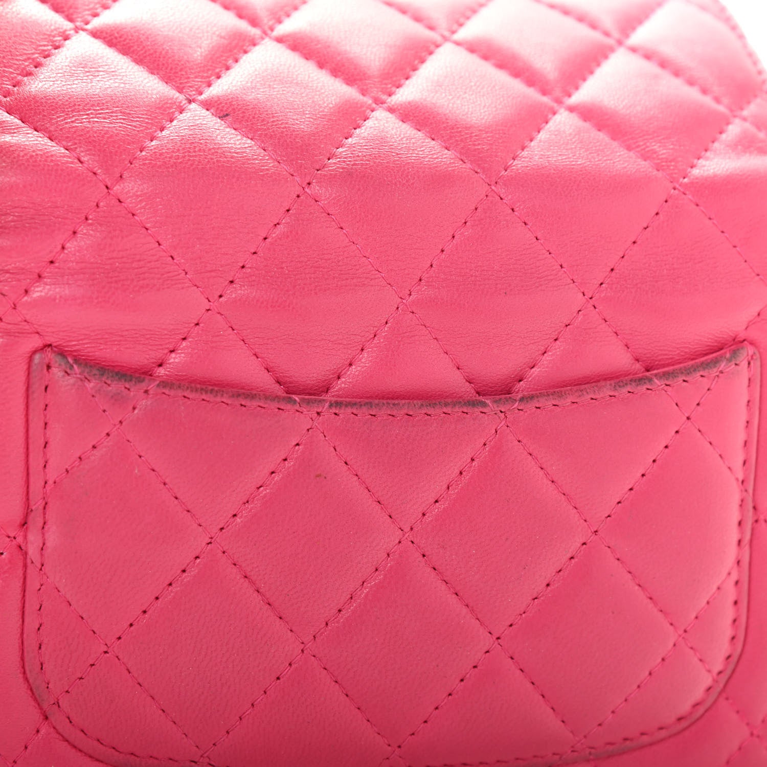 Chanel Lambskin Quilted Small Flap Wallet Pink 17 of 18