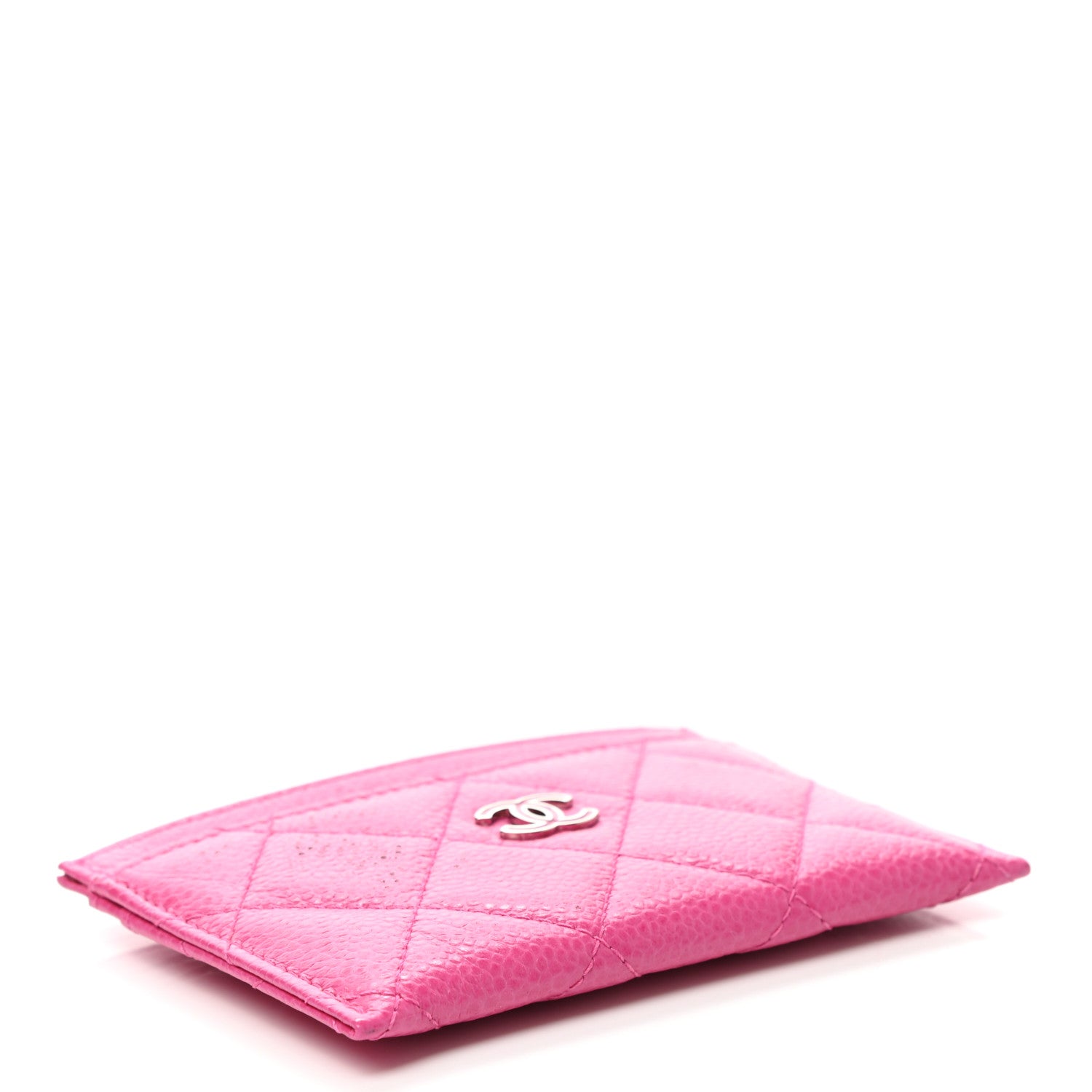 Chanel Caviar Quilted Card Holder Pink 4 of 8