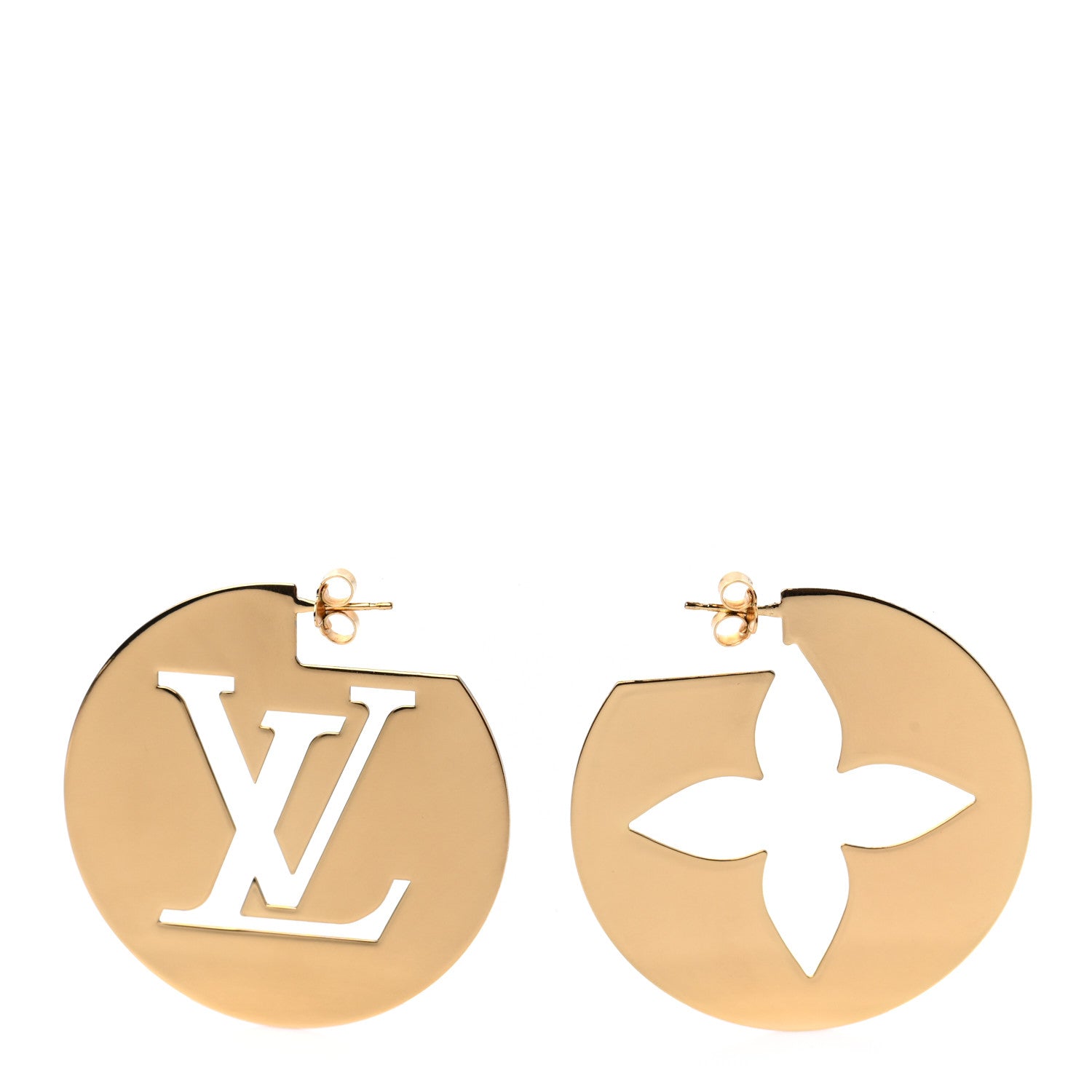 Louis Vuitton Perfect Match Earrings Gold Silver 1 of 5