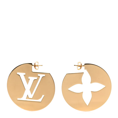 Louis Vuitton Perfect Match Earrings Gold Silver 1 of 5