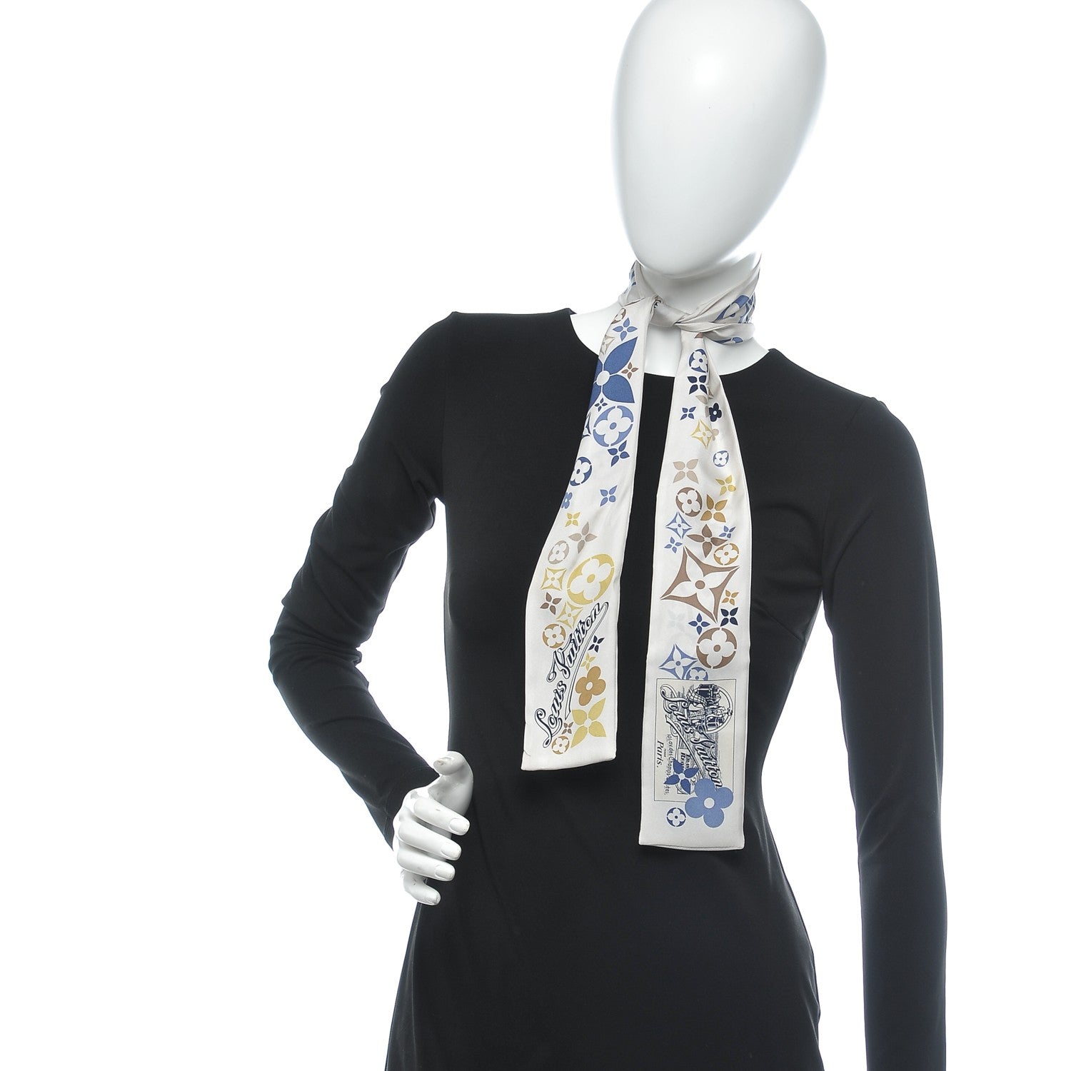 Louis Vuitton Silk Traveling Requisites Bandeau 2 of 4