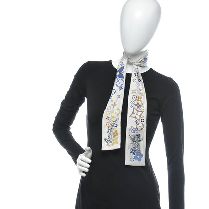 Louis Vuitton Silk Traveling Requisites Bandeau 2 of 4