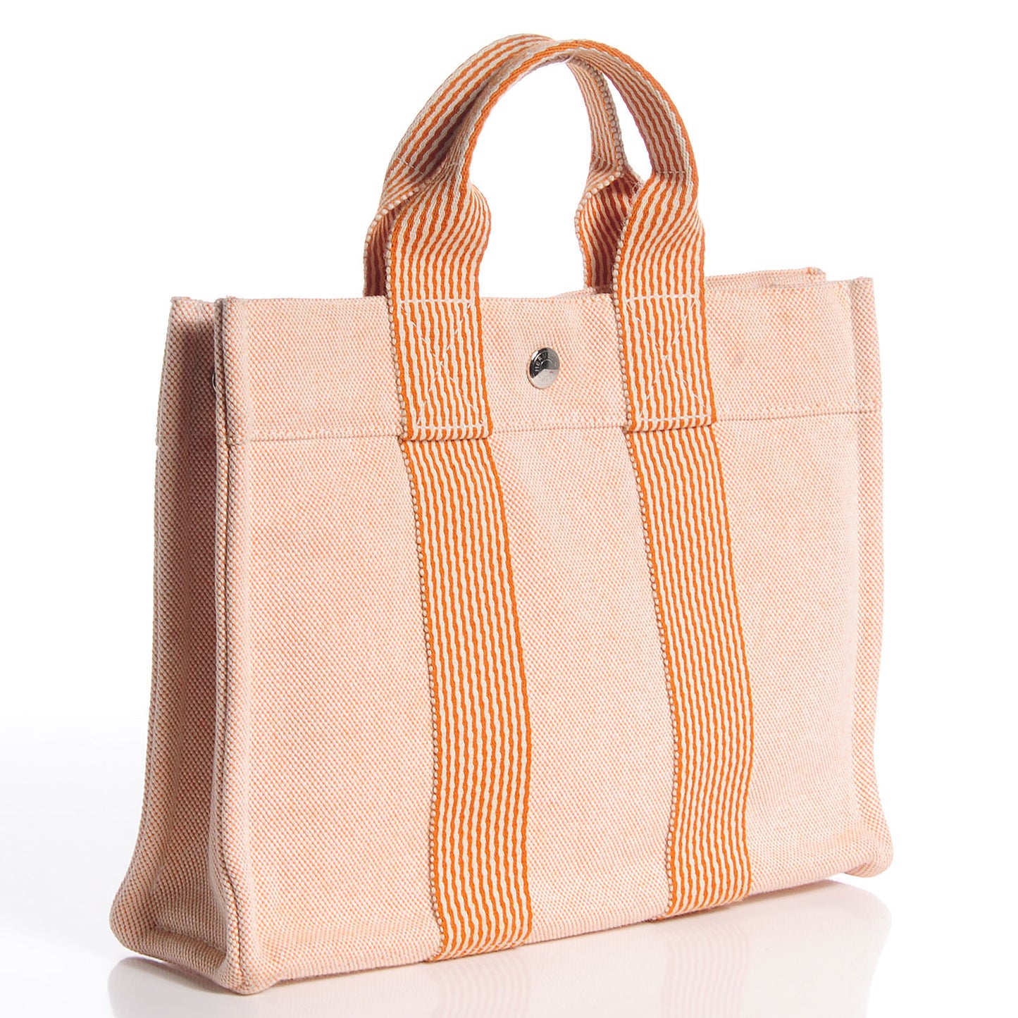 Cotton Canvas Fourre Tout PM Tote Orange