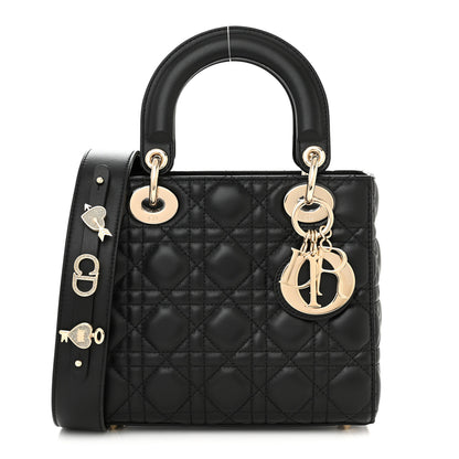 Christian Dior Lambskin Cannage Small My ABCDior Lady Dior Black 1 of 11