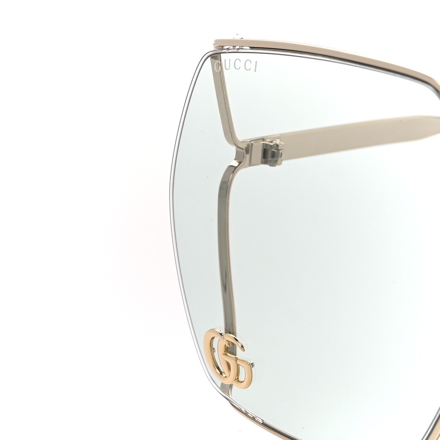 Gucci Metal Sunglasses GG0817S Green 7 of 8