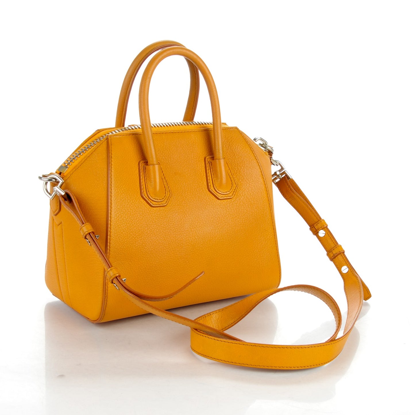 Sugar Goatskin Mini Antigona Rust