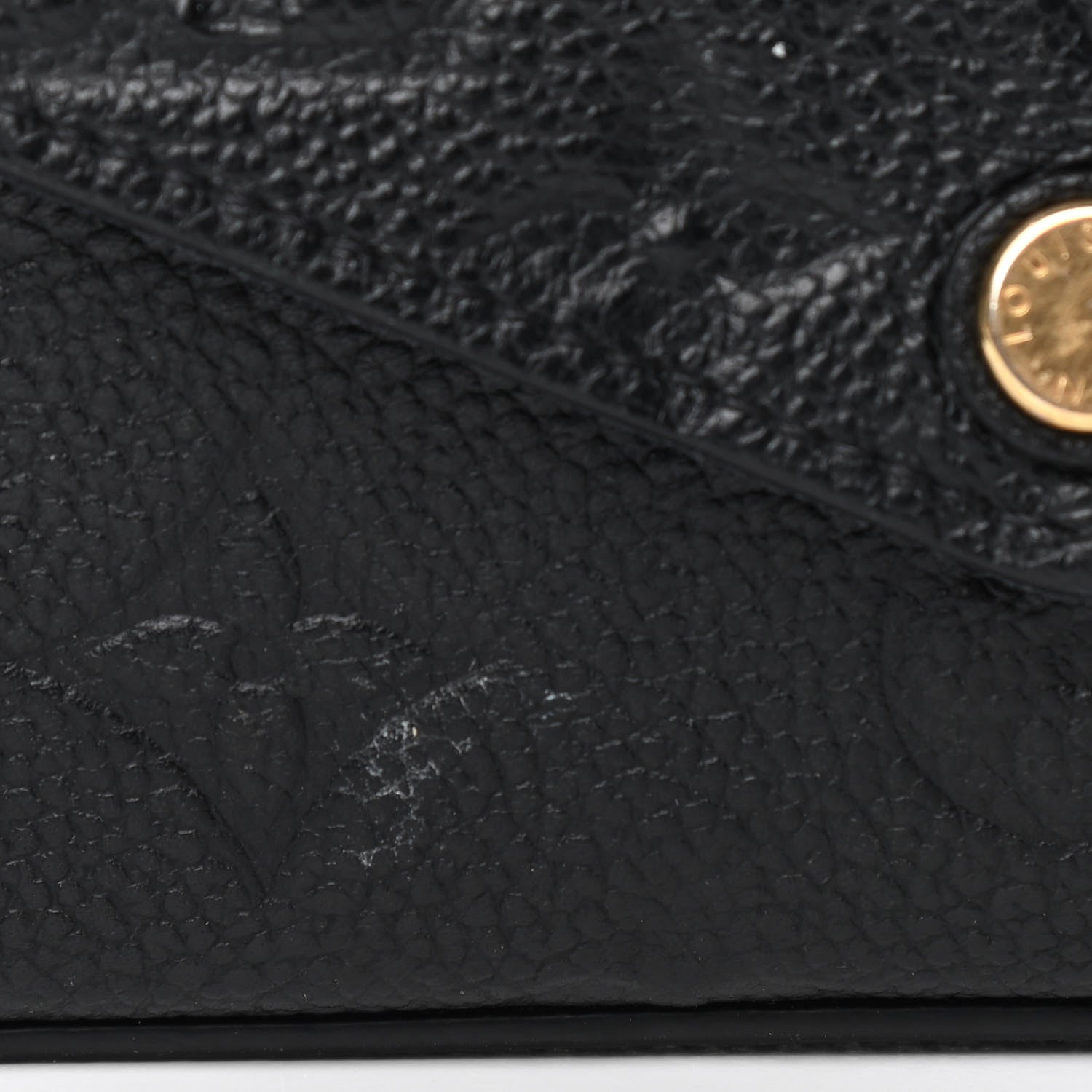 Louis Vuitton Empreinte Pochette Felicie Chain Wallet Black 5 of 6