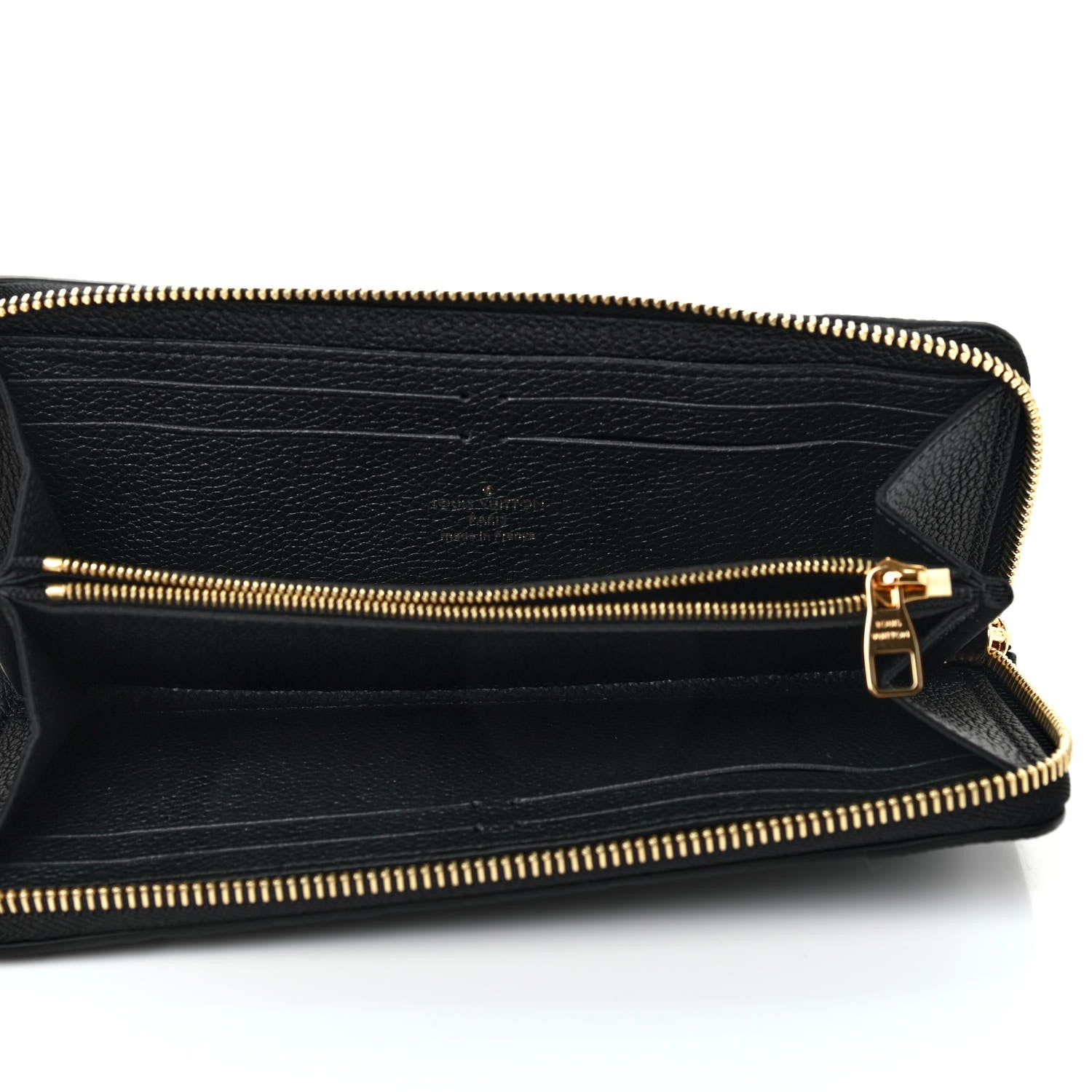 Louis Vuitton Empreinte Clemence Wallet Black 5 of 6