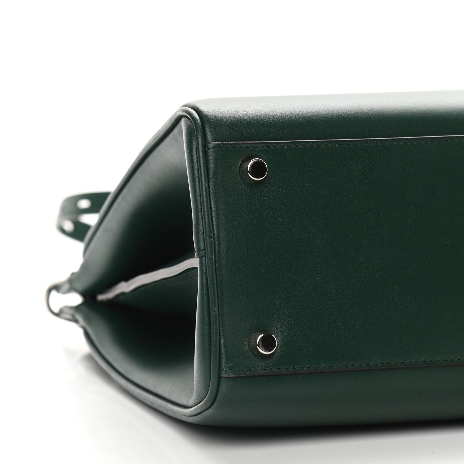 Gucci Smooth Calfskin Medium Zumi Top Handle Bag Vintage Green 7 of 9