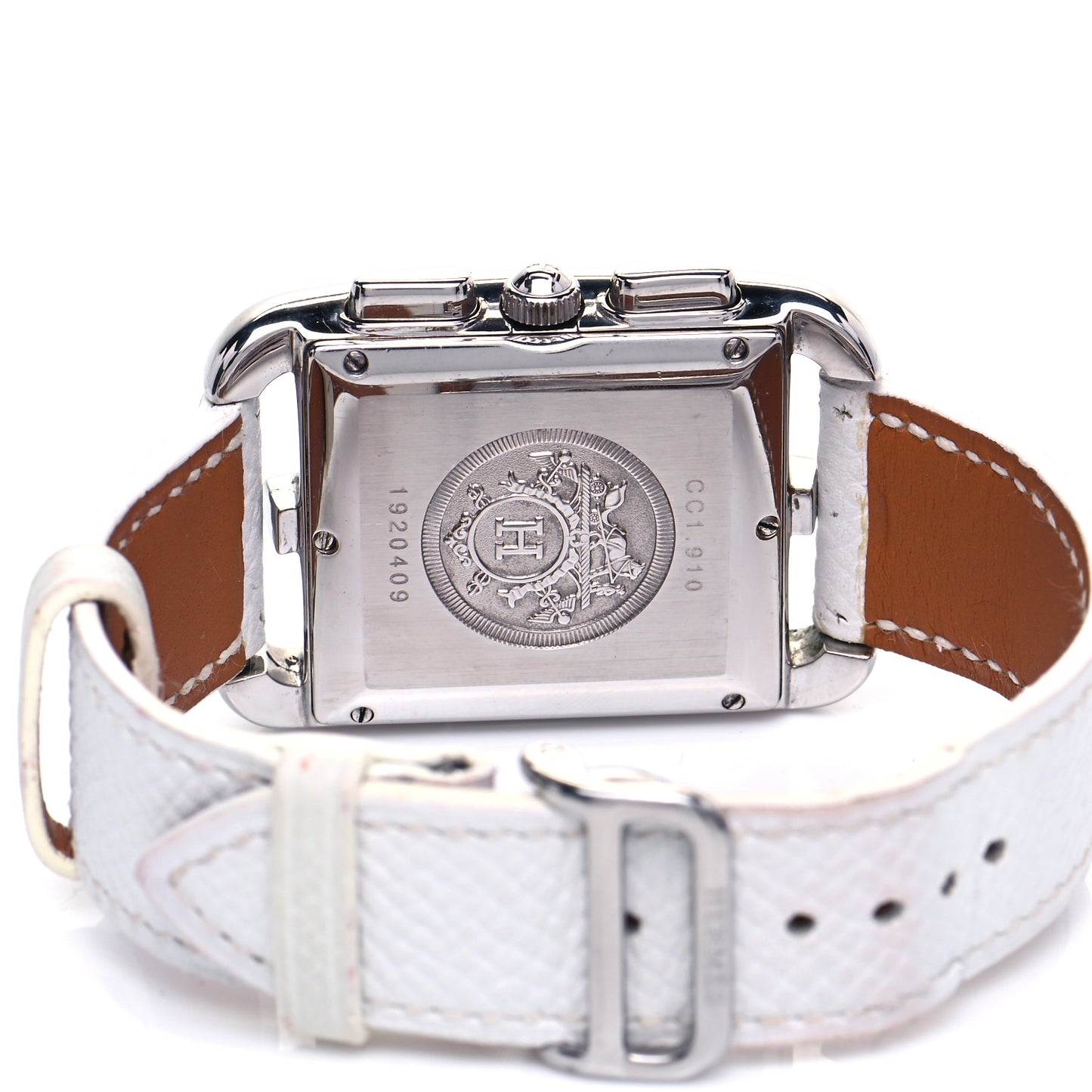 Stainless Steel Epsom 31mm Cape Cod Chrono Quartz Watch Blanc