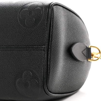 Louis Vuitton Empreinte Monogram Giant Speedy Bandouliere 20 Black 9 of 9